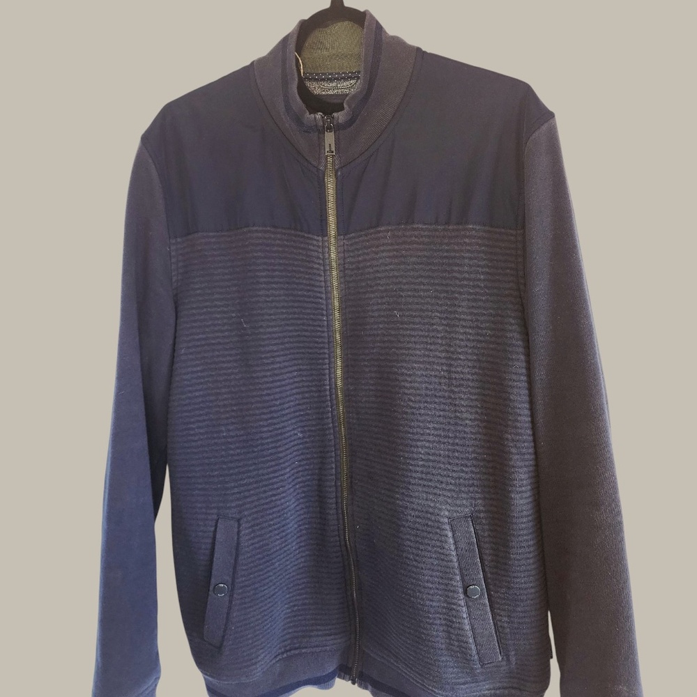 Ted Baker - Cotton - Zipper - Poly Cotton - Zipper Jacket (L)
